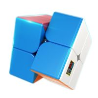 Moyu Meilong 2 2x2 Magic Speed Cube Stickerless Professional Fidget Toys MFJS Meilong 3C 3X3 Cubo Magico Puzzle