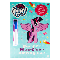 English original genuine Pony Ma, repeatable eraser bumper wipe clean Activity Fun write count and draw my little pony