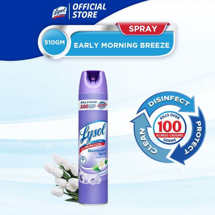 Lysol Disinfectant Spray Early Morning Breeze 510g Lazada PH
