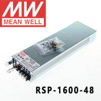 ต้นฉบับหมายถึงดี RSP-1600-48 Meanwell 48VDC 0-33.5A 1608W เอาท์พุทเดียวกับ PFC ฟังก์ชั่นแหล่งจ่ายไฟ