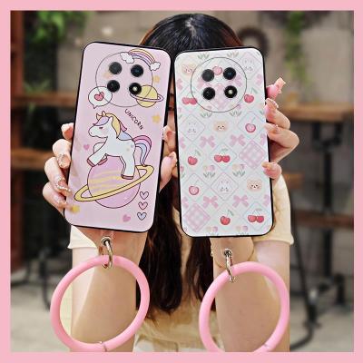 luxurious texture Phone Case For Huawei Enjoy 60X Back Cover ultra thin soft shell cartoon protective ring funny simple
