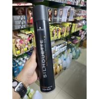 ? Schwarzkopf Silhouette Hairspray 500 ml สเปรย์ฝุ่น ชวาร์สคอฟ ซีลูเอทท์ สเปรย์จัดแต่งทรงผม อยู่ทรงพิเศษ กระป๋องดำ [ ลดล้างสต๊อก ]