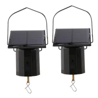 Solar Hanging Display Motor Rotating Small Motor Solar Energy Wind Spinner Motor Multi-Purposes Rotatable Hook 6Pcs