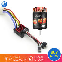 Hobbywing QuicRun Brushed 540 30T 40T / 555 11T 13T มอเตอร์60A 80A ESC สำหรับ1/10 RC Crawler รถ Axial SCX10 90046 AXI03007