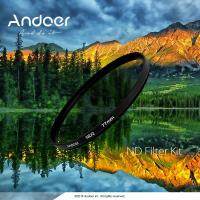 Andoer 77mm Fader ND ชุดฟิลเตอร์ความหนาแน่น Neutral ชุดฟิลเตอร์ (ND2 ND4 ND8) สำหรับ Ni Kon CA - Non SO - NY DSLR Pentax