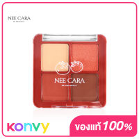 NEE CARA Mini Fruit 4 Shades Eyeshadow Palette 8g #04