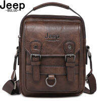 JEEP BULUO Multi-function Business Handbags Men New Mans Shoulder Bag Large Capacity Leather Messenger Bag Crossbody Big Brand