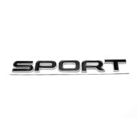 โลโก้ Logo SPORT ดำ+โครเมี่ยม จำนวน 1ชิ้น 15x2cm. Universal All ทุกรุ่น ทั่วไป 2 ประตู 4ประตู ปี 2005 - 2018 สินค้าราคาถูก คุณภาพดี Logo Emblem Decal