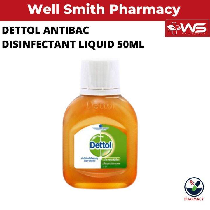 Dettol Antibac Disinfectant Liquid 50ml Lazada 4211