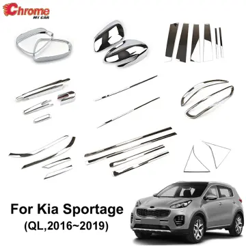 Side Door Protector Black Trim Cover Auto Strips Moulding Accessory for Kia