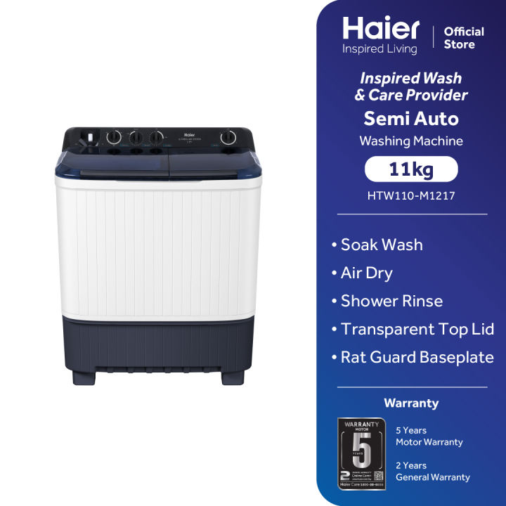 haier washing machine 11kg