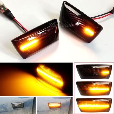 ๑☼✸ 2pcs For Opel Insignia Astra H Zafira B Corsa D For Chevrolet Cruze Dynamic LED Car Side Marker Lights Repeater Signal Lights