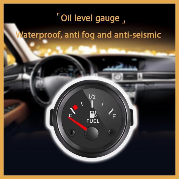 มาตรวัดระดับน้ำมันรถยนต์พร้อมไฟมาตรวัดระดับน้ำมันเชื้อเพลิงสากล-ip67กันน้ำ-a-s