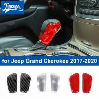 JIDIXIAN ABS รถเกียร์ Shift Knob Lever Shifter ตกแต่งสำหรับ Jeep Grand Cherokee 2017 2018 2019 2020อุปกรณ์ตกแต่งภายใน