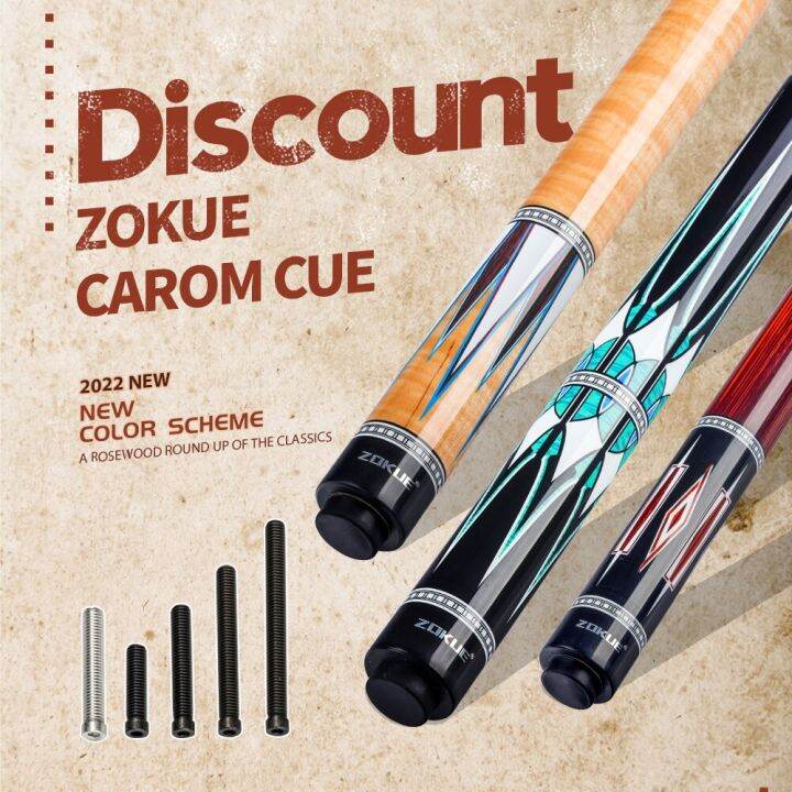 ZOKUE Carom Stick Professional Carom Billiard Cue Korean 3 Cushion