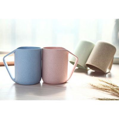 Unbreakable Wheat Straw Kettle Set With 4 Colors Cups For Kids Children Lightweight Natural Reusable Drinking Mugs