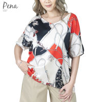 Pena house เสื้อเบลาส์แฟชั่น  คอวี POSS062302