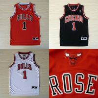 เสื้อบาสเก็ตบอล Nba Chicago Bulls 1 Derrick Rose NBA jersye