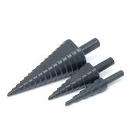 3Pcs Hss ก้าวเจาะ Bits ชุด Taper Hole Milling Cutter Taper เมตริก4-12/20/32มม. สามเหลี่ยม Shank โลหะ Nitride เจดีย์เจาะ