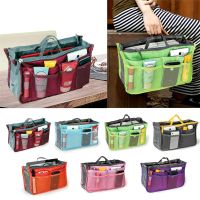 Box Storage Makeup Bags Hand Purse Portable Lady Insert Nylon Large Capacity Cosmetics