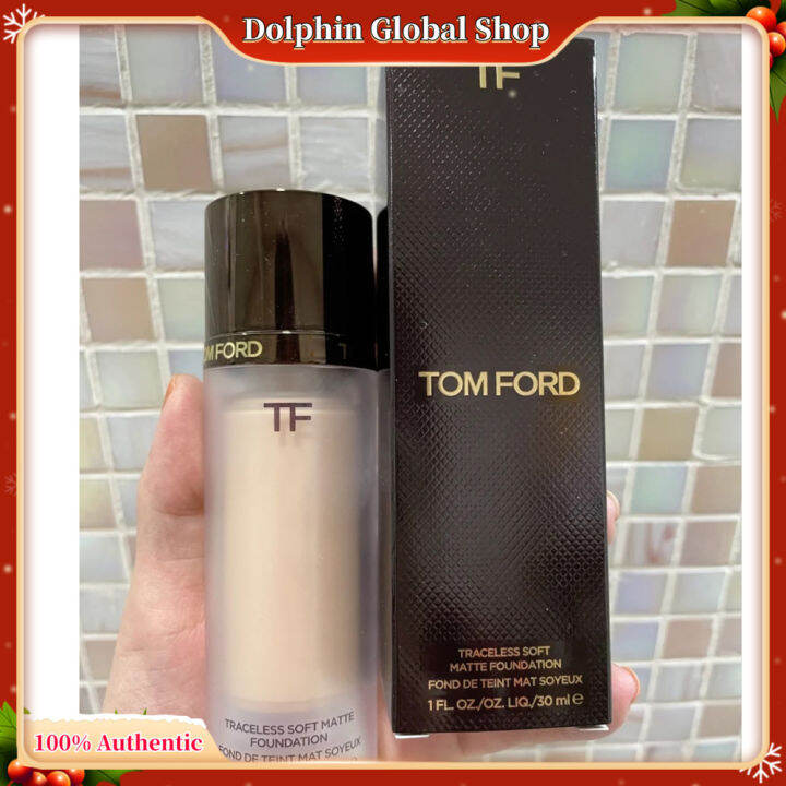 100% Authentic】 TOM FORD TF Silk Mist Foundation Round Tube Breathable  Velvet Mist / NewChăm sóc da Làm đẹp Trang điểm 