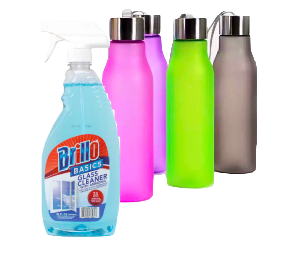 Brillo Basics 22 Oz. Trigger Spray Ammonia Glass & Surface Cleaner with