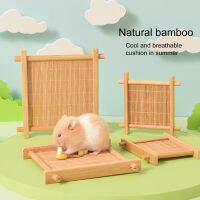 Westcoolpet เทอราเรียมแพดไม้ไผ่สำหรับสัตว์เลี้ยงทำมือทนทานต่อการกัดทนต่อการกัดรังหนูแฮมสเตอร์แข็งแรงทนทานเสื่อหนูแฮมสเตอร์ทนทาน