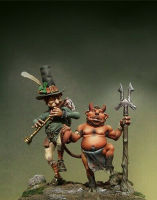 Resin Figure Model Kit Unassambled 132 54mm ancient warrior stand include 2 Unpainted collect Figure