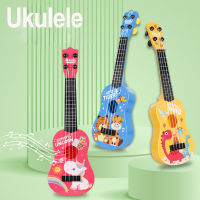 เด็ก Ukulele ของเล่นดนตรี 4 สายกีตาร์ขนาดเล็ก Montessori การศึกษาเครื่องดนตรีของเล่นดนตรีของขวัญการเรียนรู้ของนักดนตรี-ZOK STORE