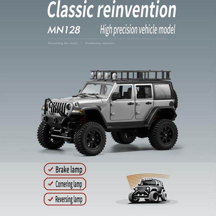 รถบังคับ-jeep-mn-128-rtr-1-12-2-4g-4wd-rc-ระบบเซอร์โว-led-rock-crawler