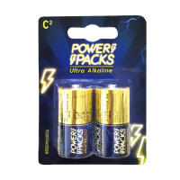 Toys R Us Power Packs พาวเวอร์ แพ็ค ถ่านอัลตร้า อัลคาไลน์ C 2 ก้อน (927514)