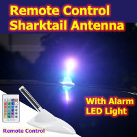 Universal Car Shark Fin Antenna Deco Auto สัญญาณวิทยุเสาอากาศหลังคาเสาอากาศ LED Alarm Light เสาอากาศเสาอากาศ-sdfwerwewewq