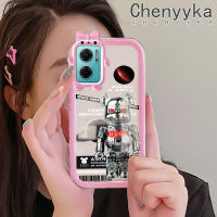 เคส Chenyyka สำหรับ Xiaomi Redmi 10 5G Redmi Note 11E 5G Redmi 11 Prime 5G เคสแฟชั่นแบบมีโบว์รูปหมีตัวเล็กมอนสเตอร์ตัวเล็กกันกระแทกทนต่อการขีดข่วนเคสโทรศัพท์โปร่งใส TPU ที่ครอบป้องกันเลนส์กล้องถ่ายรูปซิลิกาเจล