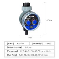 Garden  Water Timer Ball Valve Automatic Electronic Watering Timer Home Garden Irrigation Timer Controller  System #21025