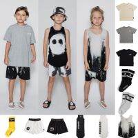 Pre-sale starts shipping in April Childrens 2022 vacation light beach pants childrens short-sleeved T-shirt bottoming shirt