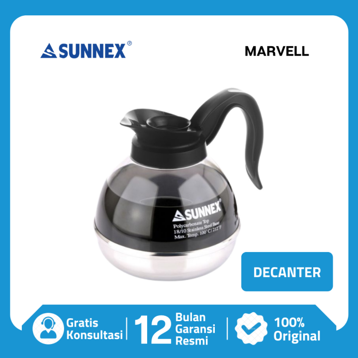 SUNNEX COFFEE DECANTER 23959 DECANTER ONLY KOPI/TEH KAPASITAS 1.8 LITER