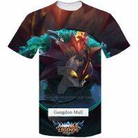 2023 Mobile Legends Belerick Guard of Nature Endless Battle เสื้อยืด 3D ขนาด XS-4XL