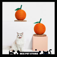 ?MIX PET STORE?ที่ลับเล็บแมวถูกๆ ที่ลับเล็บแมวรูปส้ม ที่ฝนเล็บแมววงกลม ของเล่นแมวของเล่นสัตว์เลี้ยง ที่ข่วนเล็บแมวน่ารัก ??