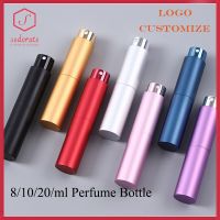 5/10/20/50pcs Aluminum Glass Perfume Spray Refill Bottle 8ml 10ml 20ml Travel Atomizer Perfume Bottles Cosmetic Container 70801 Travel Size Bottles Co