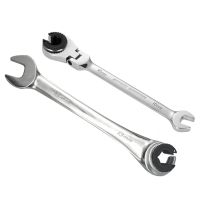 （Conbo metals）ประแจซ่อมหัวที่ยืดหยุ่นได้ Flex Ratcheting Spanner Cr V Alloy Steel Combination