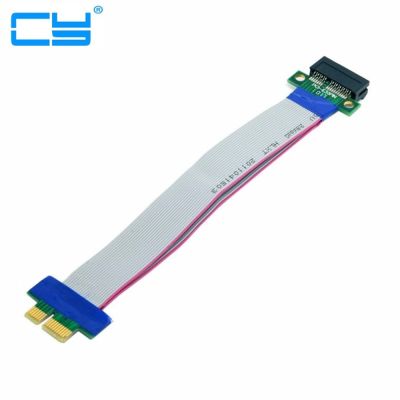 【Online】 Huilopker MALL Riser PCI-E Pci Express 1X ช่องเสียบ X1 Riser Card Extender Extension Ribbon Flex ย้ายตำแหน่ง20Cm