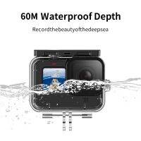 เคสกระเป๋ากล้องกันน้ำเทเลซิน60ม. สำหรับ Gopro Hero 11 10 9 Black Diving Cover ใต้น้ำอุปกรณ์เสริมชุดเลนส์กรองแสง