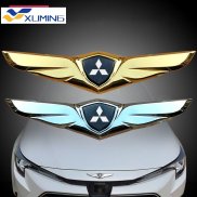 Xuming Đồ Trang Trí Mui Xe Phía Trước Xe Hơi Mitsubishi Logo Trang Trí Kim