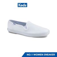 ❐ ￼KEDS WF23240 รองเท้าผ้าใบ แบบสวม รุ่น S/O สีขาว