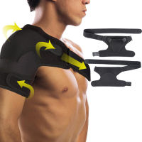 Adjustable Breathable Gym Sports Care Single Shoulder Support Back ce Guard Black Strap Wrap Belt Band Pads Bandage MenWomen