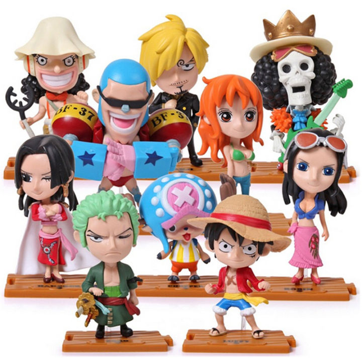Mô hình nhân vật One Piece Chibi ( Luffy , Zoro , Usopp , Nami ...