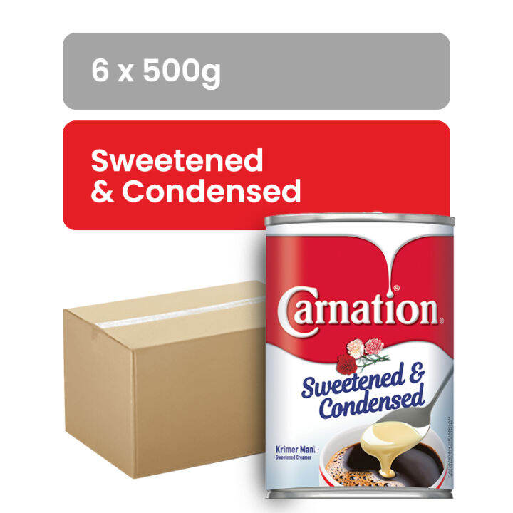 CARNATION Sweetened Beverage Creamer 500G X 6 (Expiry Date 17th July
