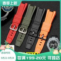 2023 new Suitable for Casio CASIO silicone strap black GST-W110/S130/B100/S100G/w400 steel strap for men