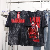 ฺB11531 เสื้อโอเวอร์ไซส์ สกีน หน้า/หลัง ลายSLAMDUNK?