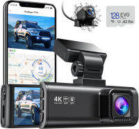 REDTIGER F7N 4K Dual Dash Cam and 128GB SD Card